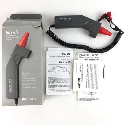 Fluke 80T-IR Infrarot Temperaturfühler Thermometer für Multimeter DMM mit Box