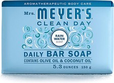 Mrs. Meyer's Bar Soap, Use as Body Wash or Hand Soap, Made with Essential Oils,