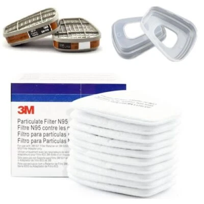 Respirator Paint Spraying Face Gas Mask Replace Fitting For 3M 6800 6200 7502