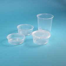 250 Verpackungsbecher Feinkostbecher rund klar 250ml 250g Kombipack mit Deckel