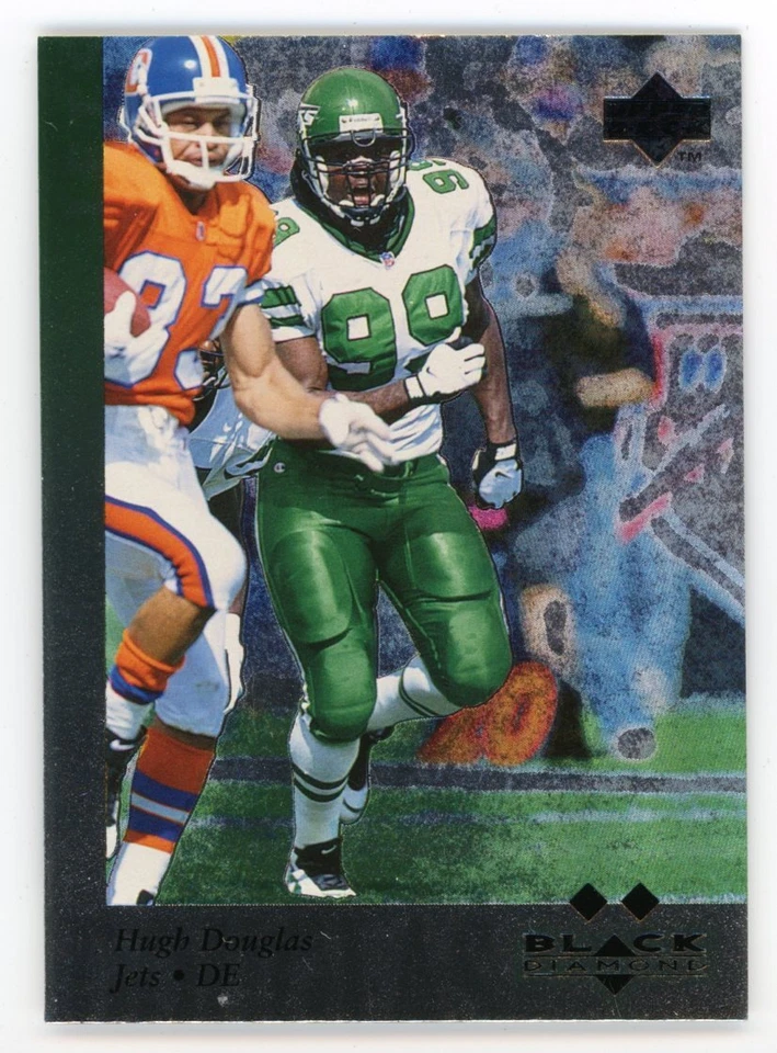1997 Upper Deck Black Diamond Hugh Douglas Card #114 - Image 3 of 4
