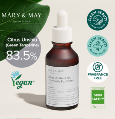 Mary & May Citrus Unshiu + Tremella Fuciformis Serum 30ml - Authentic/US Seller