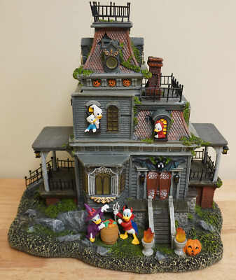 Disney Halloween Village Set-Haunted House Mickey Mouse