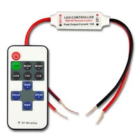 Isoled Led Strip Mini Funk Pwm-Dimmer, 1 Kanal, 12-24V Dc 3A