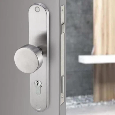 DRS Türgriff Edelstahl Türklinke Langschildgarnitur Türbeschlag Renovierungsgarnitur