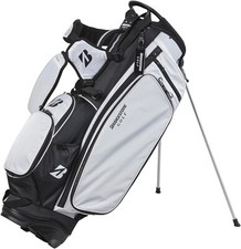 BRIDGESTONE Golf Men's Stand Caddy Bag 9.5 x 47 inch 2.5kg White CBG423