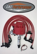 BUICK NAILHEAD 1953-1966 322,400,401,425 HEI DISTRIBUTOR RED + 90 DEGREE WIRES 