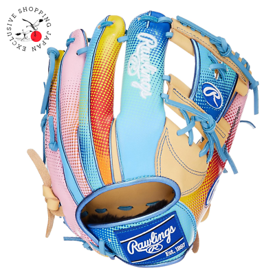 Rawlings GR2FHGCK4 軟式グラブ HOH GRAPHIC Rawlings Heart of the Hide Graphic Infielder Glove Black HOH