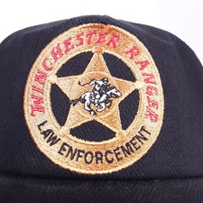 VTG Winchester Ranger Law Enforcement Snap Back Baseball Hat Made in the USA