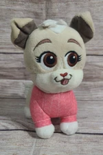 Disney Junior Puppy Dog Pals Plush Keia Stuffed Animal Pug Pink Just Play 6"