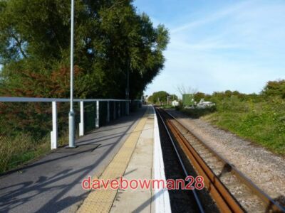 FOTO DIESE SEITE FÜR ZÜGE IN BEIDE RICHTUNGEN NUR 1 BAHNSTEIG IN WINCHELSEA ST