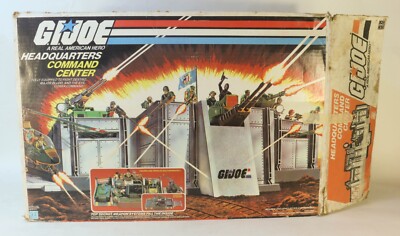 Vintage GI Joe ARAH Headquaters Command Center W/ Box Complete