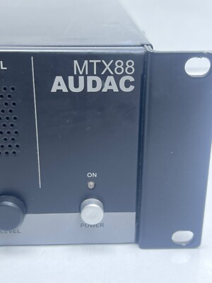 AUDAC MTX88 8-ZONE AUDIO MATRIX | eBay