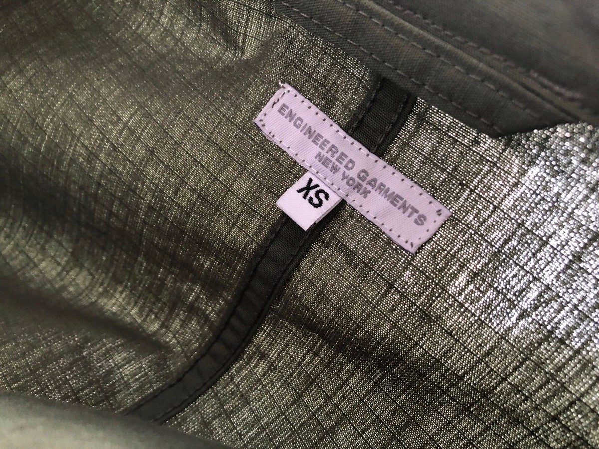 Engineered Garments Bedford Jacket Olive Ripstop, Size XS