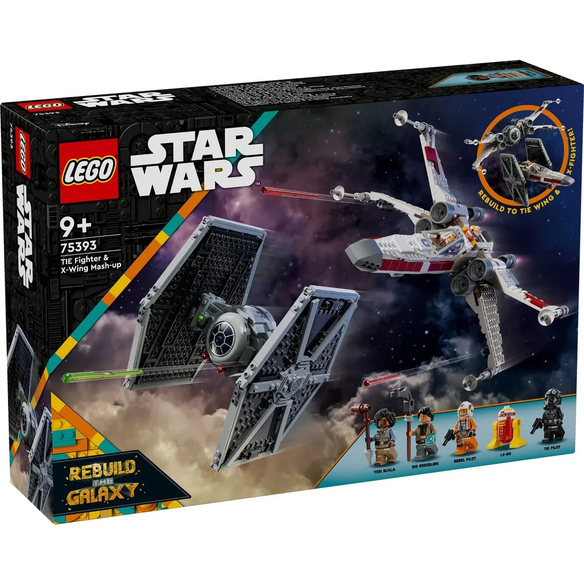 LEGO Star Wars 75393 Mashup aus TIE Fighter & X-Wing Rebuild Galaxy - NEU & OVP - Bild 20