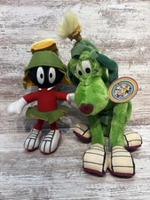 MARVIN THE MARTIAN 1997 K-9 DOG 1995 Plush Toys- Vintage Stuffed LOONEY TUNES