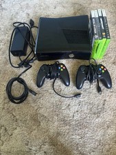 Microsoft Xbox 360 S Slim Matte Black Console...