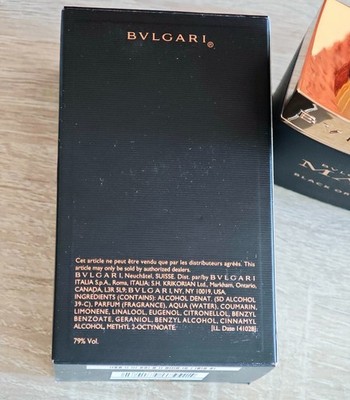 Bvlgari Man Black Orient 60ml 2.0 fl oz Parfum Spray For Men NIB