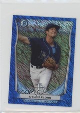 2014 Bowman Scout Top 5 Prospects Mini Chrome Refractors Blue Dylan Floro 8j3