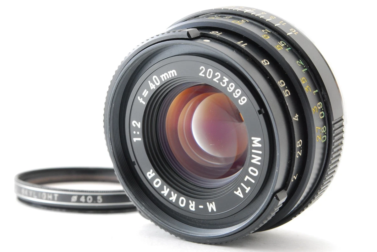 Minolta M Rokkor 40mm F2 for sale | eBay