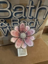 Bath & Body Works EMBROIDERY PINK FLOWER Wallflower Plug Scent Control NEW 