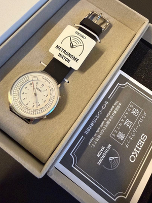 Seiko Metronome White Unisex Adult Watch - SMW006A for sale online