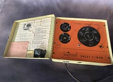 Imperial Valet Timer Sprinkler Valve Timer 6 Zones Vintage Functional