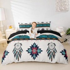 Horse Duvet Cover Western Bedding Set Boho King No Comforter Multi 1
