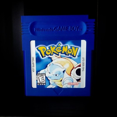 4 Large Pokémon Gameboy Cartridge Big Desk or Wall (Blue, Red, Yellow and Gray)