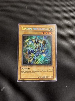 Yugioh Elemental Hero  Sparkman Secret Rare Ehc