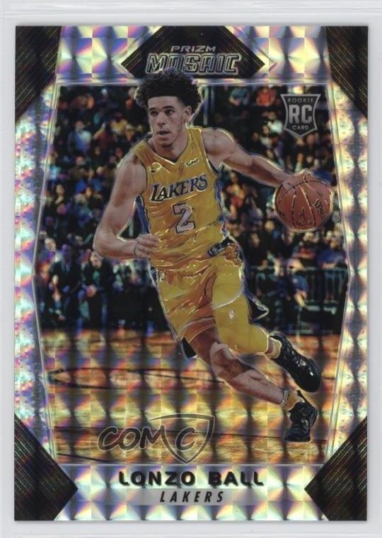 2017-18 Panini Prizm Mosaic Lonzo Ball #73 6fs