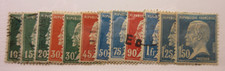 FRANCE, Scott: 185-196 (188 & 196 MH, 189 MNG), USED, Lot33, Cat: 23.75