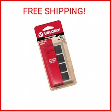 Sticky Back Squares Self Adhesive Hook Loop 12Sets Black VELCROW Brand Waterproo