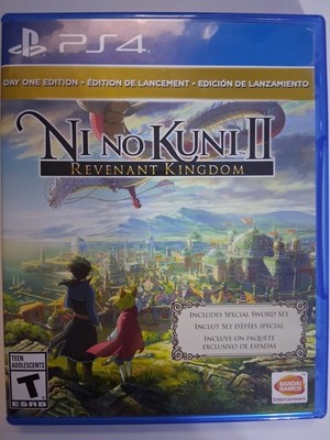 Ni no Kuni II Revenant Kingdom Day One Edition PS4 CIB Tested Complete Game