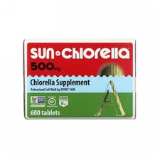 Chlorella A Tablets 600 tab 500 MG by Sun Chlorella