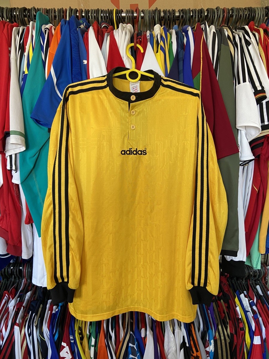 1994 1996 ADIDAS TEMPLATE FOOTBALL SHIRT SOCCER JERSEY LONG SLEEVE