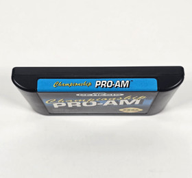 CHAMPIONSHIP PRO-AM SEGA GENESIS 1992 W/ MANUAL CIB COMPLETE CLAMSHELL CASE
