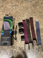 Whoop 4.0 Device With 4 Straps, 2 Chargers, 2 Charging Cords With Original Box