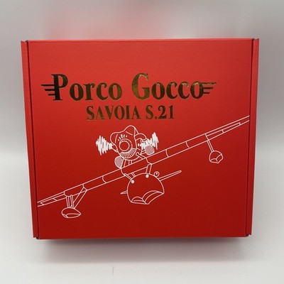 Porco Rosso Savoia S.21 Model Glows & Sounds Studio Ghibli 30th