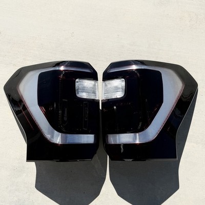 2018-22 Expedition Smoked Tail Lights HALOGEN Black   CUSTOM Tinted NON LED