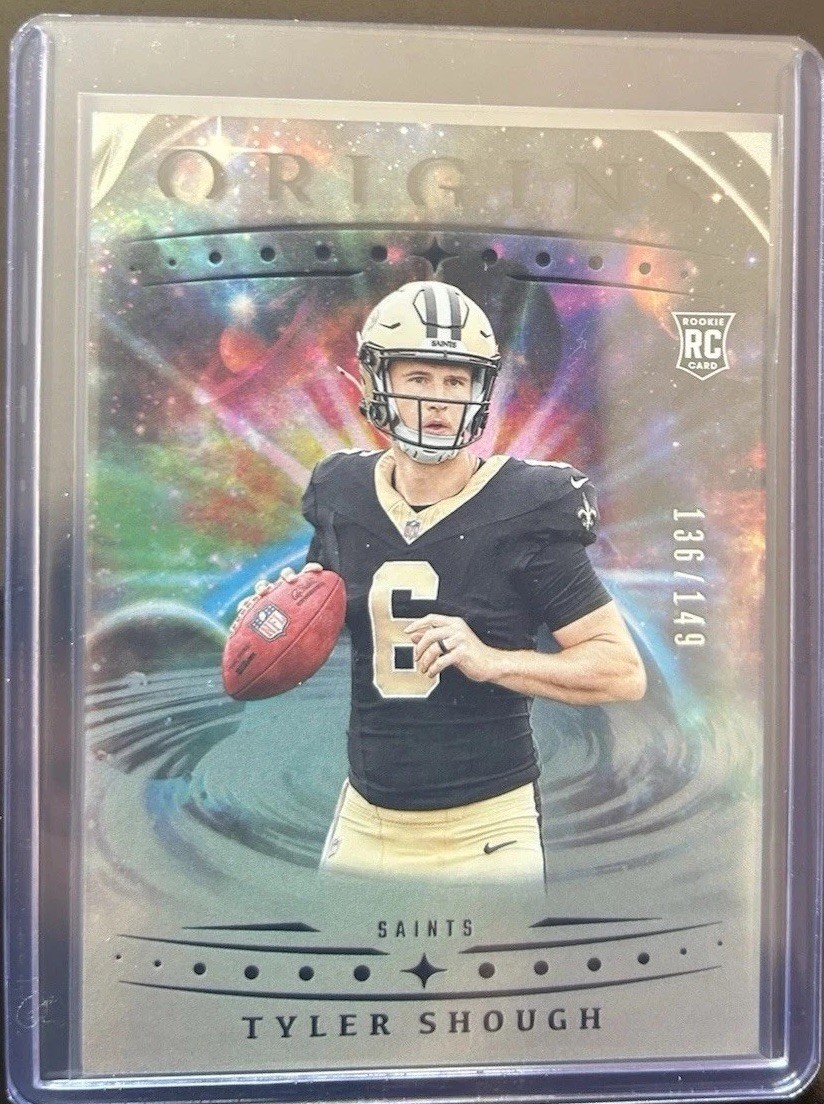 2025 Panini Origins - Tyler Shough #117 Holo Silver /149 (RC)
