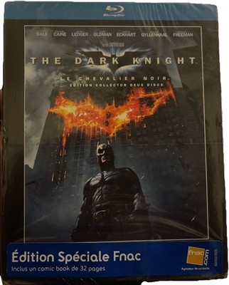 Dark Knight Rises Blu Ray IMPORT 2008 Movie Fnac Special Edition 2 Disc + Comic