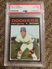 1971 Topps #341 Steve Garvey PSA 6 EX-MT Rookie Card Rc. rookie card picture