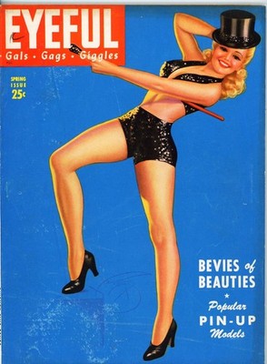 Eyeful Magazine  1944 Devorss Cover Burlesque Pinups Models Actresses 4th Issue