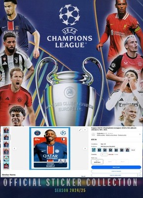 topps UEFA Champions League 2024/25 Album Sticker 184-354