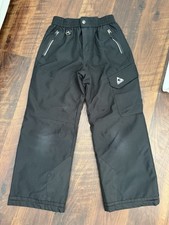 Gerry Youth Performance black snow pants with zipper pockets, Size M 10/12