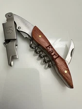 "EARL" Personalized Quality Wood Waiters Corkscrew Wine Opener