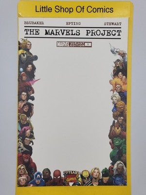 The Marvels Project #1 Blank Frame Variant 70th Anniversary 2009 See Photos