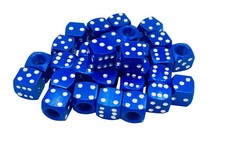 Valve Stem Caps Dice Anodized Two pcs