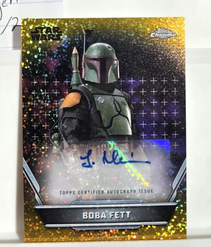 2025 TOPPS Hyperspace Boba Fett Temura Morrison Auto 37/50 Gold